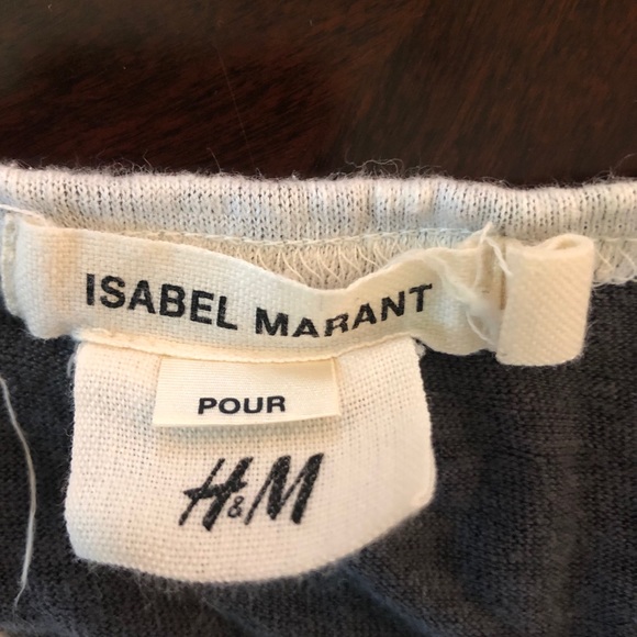 Isabel Marant for H&M retro long sleeved linen top - Picture 4 of 5